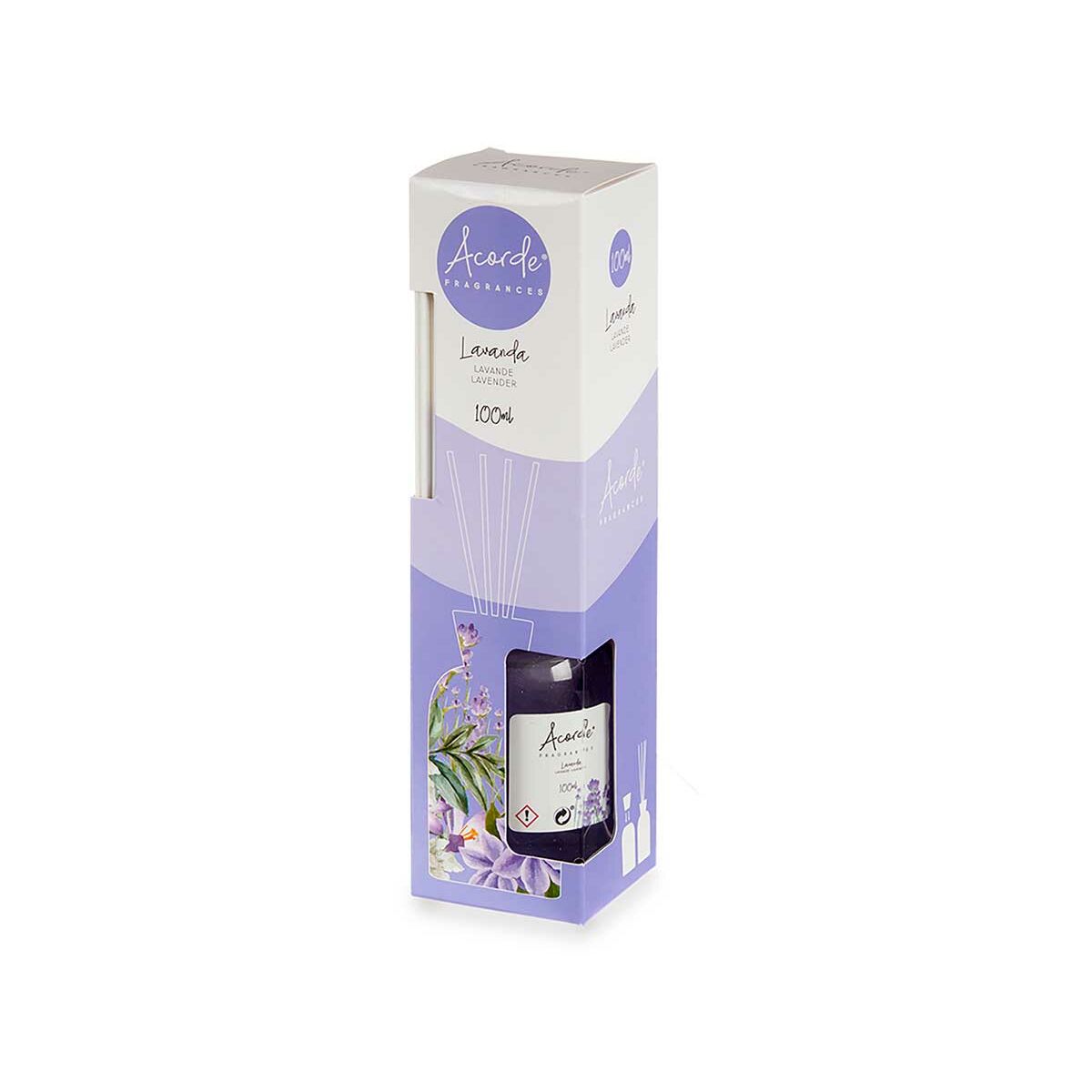 Varitas Perfumadas Acorde Lavanda 100 ml (12 Unidades)