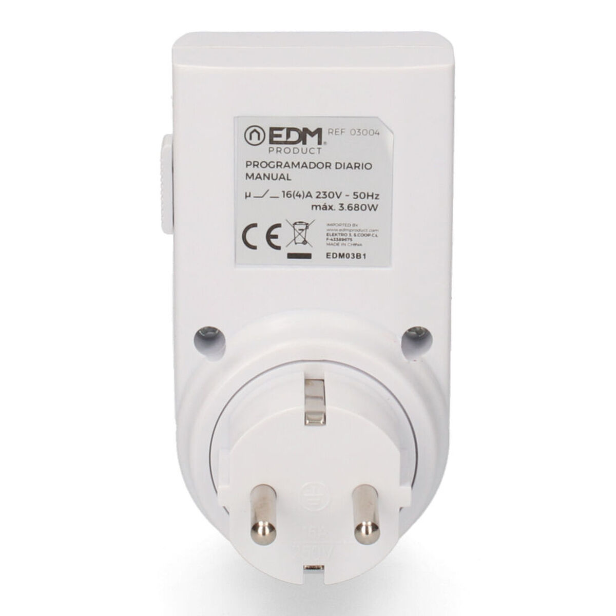 Programador EDM 03004 3500 W 230 V 16 A 24 horas