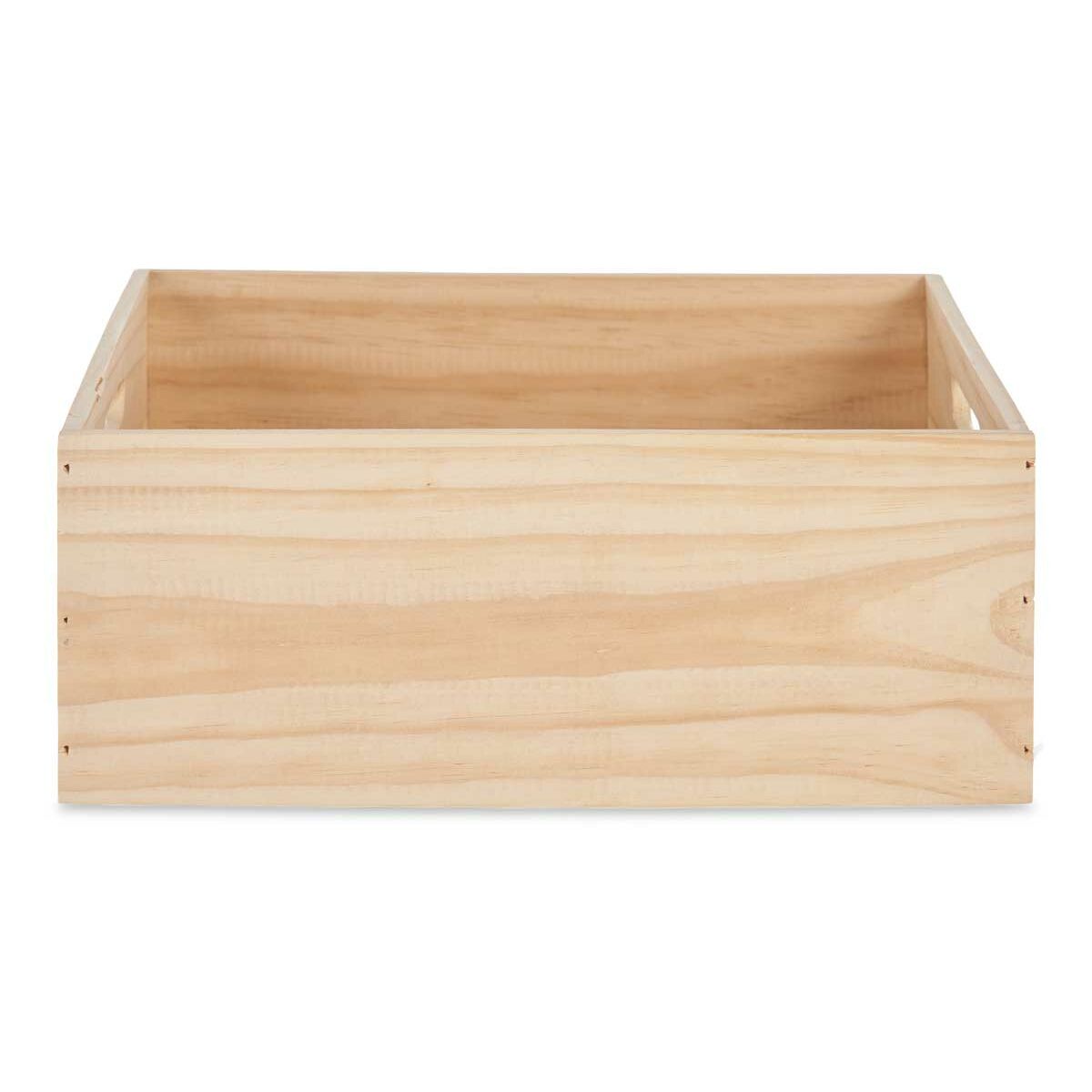 Caja Decorativa Gift Decor Natural Pino Madera de pino (4 Unidades)