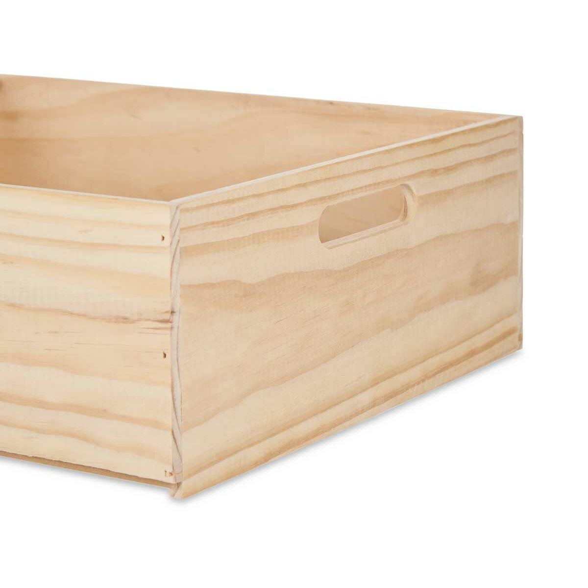 Caja Decorativa Gift Decor Natural Pino Madera de pino (4 Unidades)