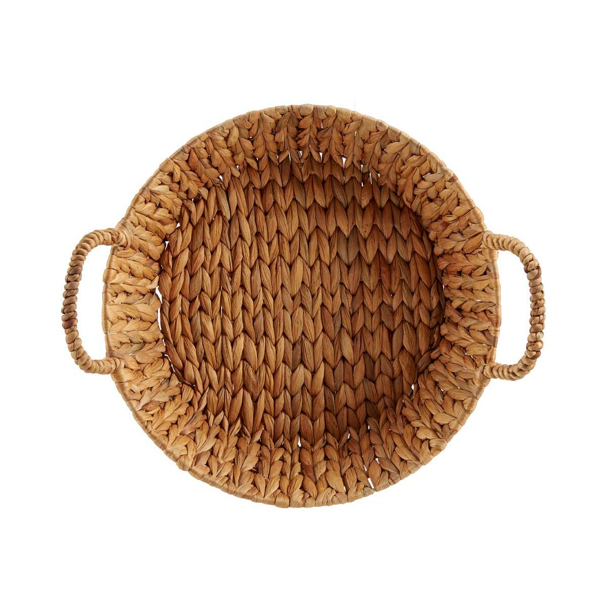 Centro de Mesa Gift Decor Marrón Metal Natural Jacinto de agua 39,5 x 16,5 x 35 cm (12 Unidades)