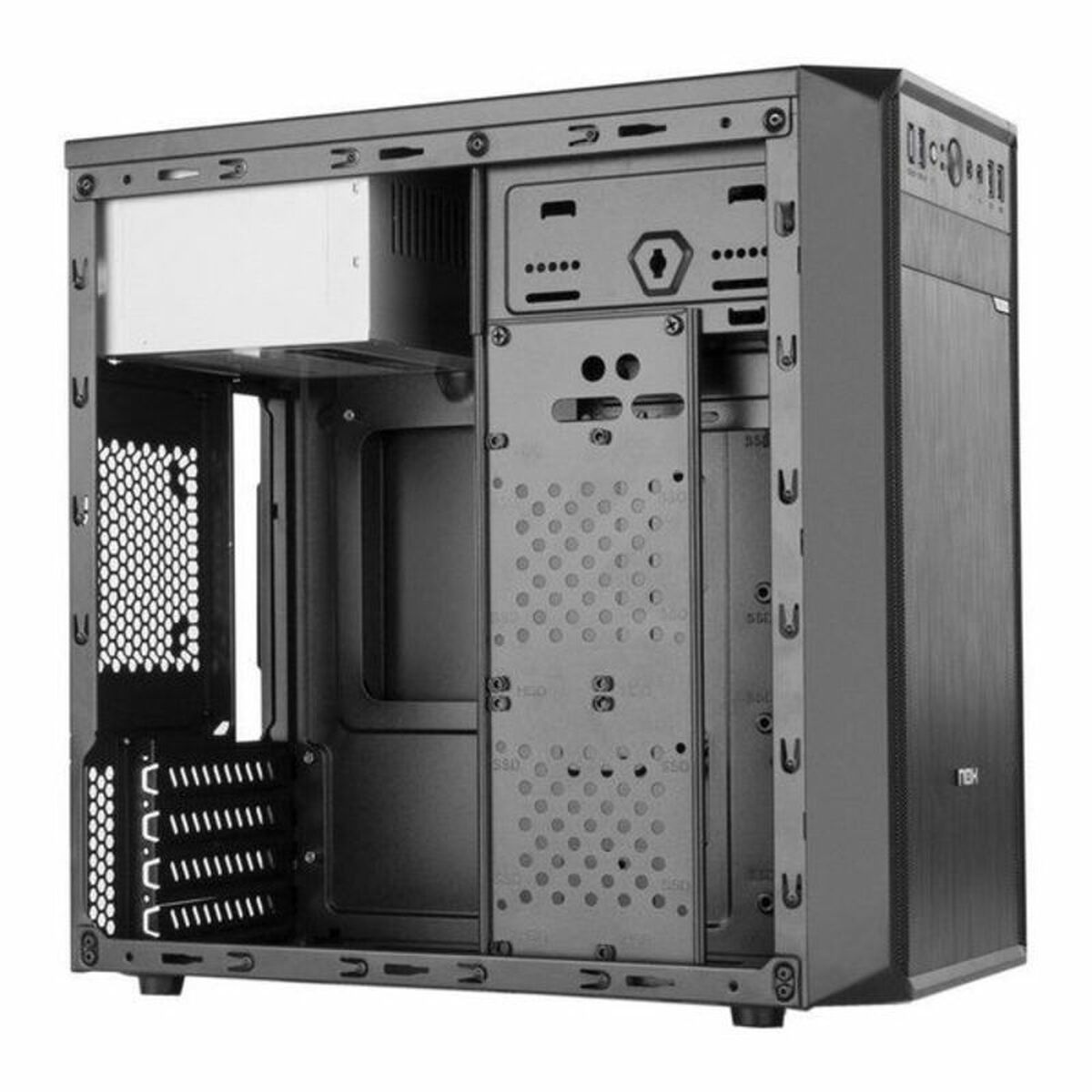 Caja Semitorre Micro ATX / Mini ITX Nox-Xtreme NXLITE030 Negro