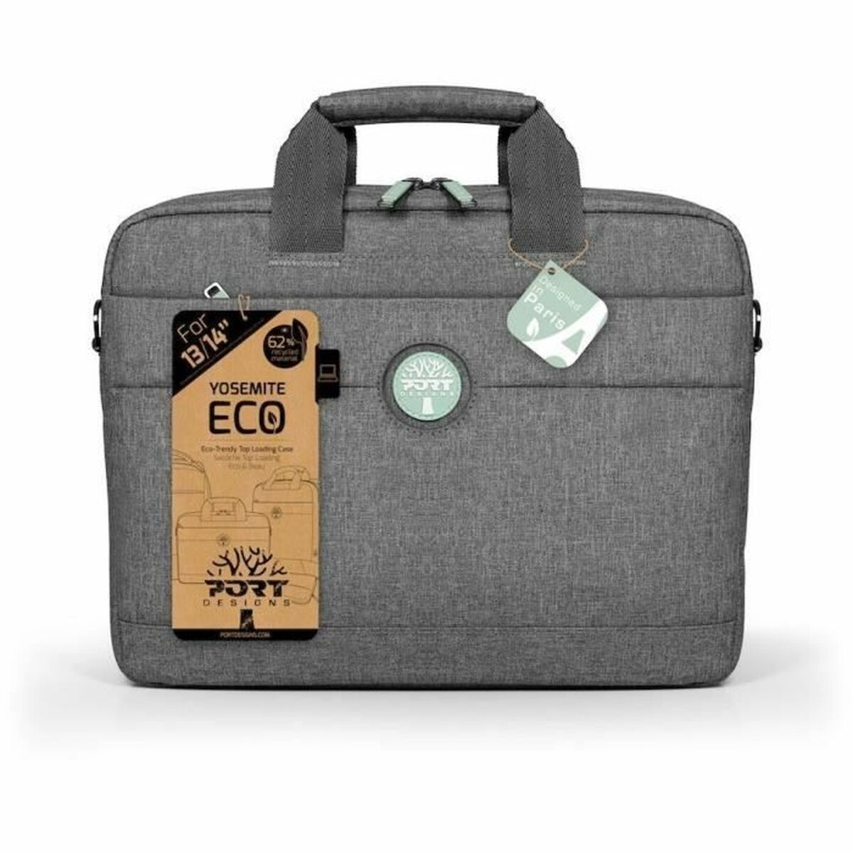 Maletín para Portátil Port Designs Yosemite Eco TL Gris