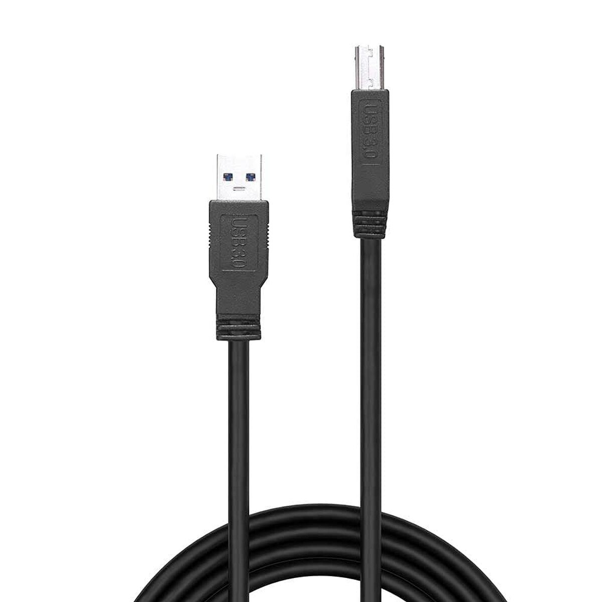 Cable USB A a USB B LINDY 43098 10 m Negro