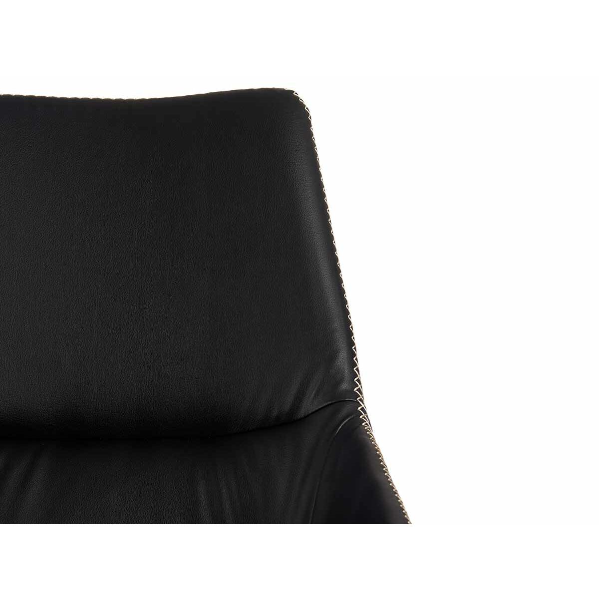 Sillón Gift Decor Azul Negro 50 x 87 x 61 cm Trenzado (2 Unidades)