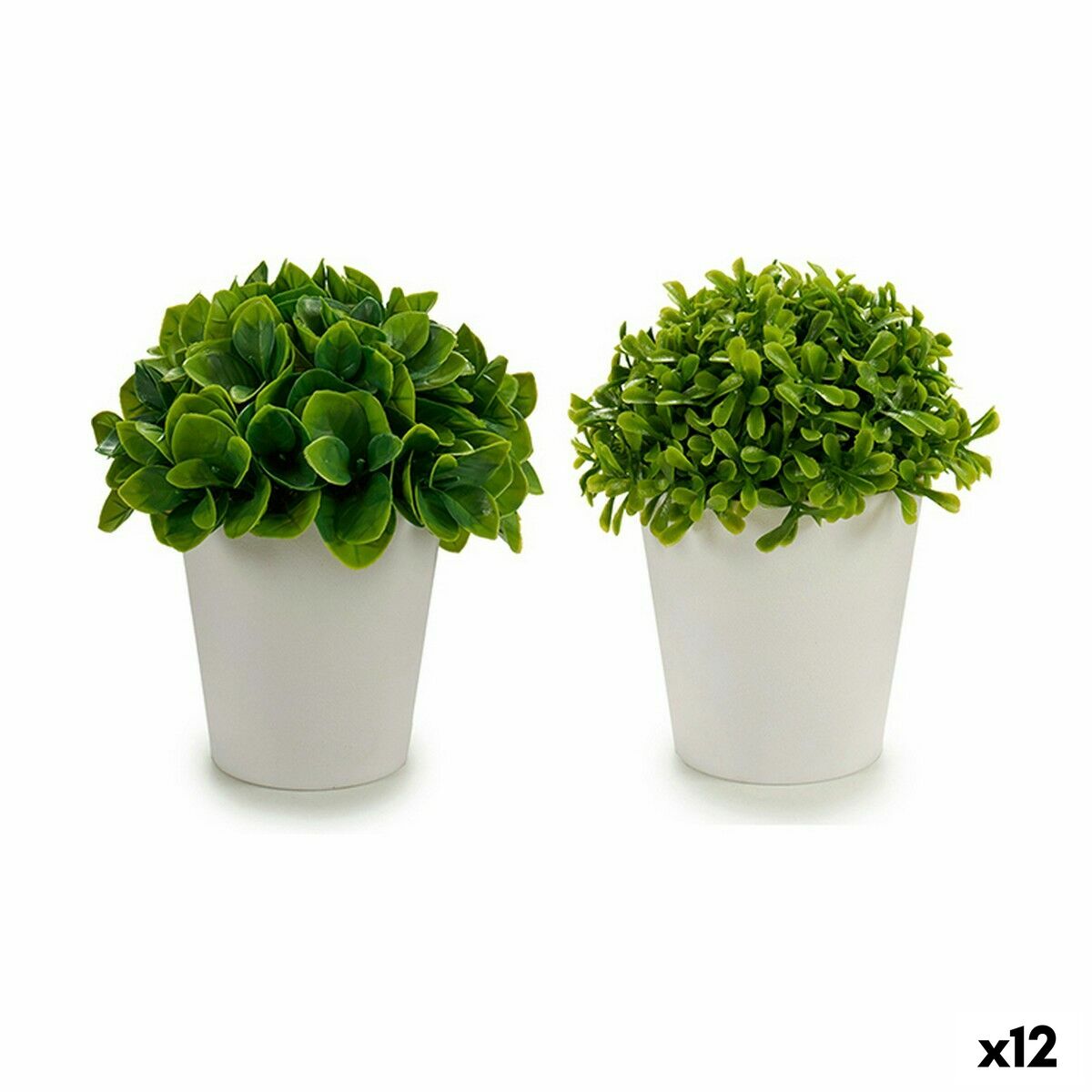 Planta Decorativa Ibergarden Plástico 13 x 17 x 13 cm (12 Unidades)