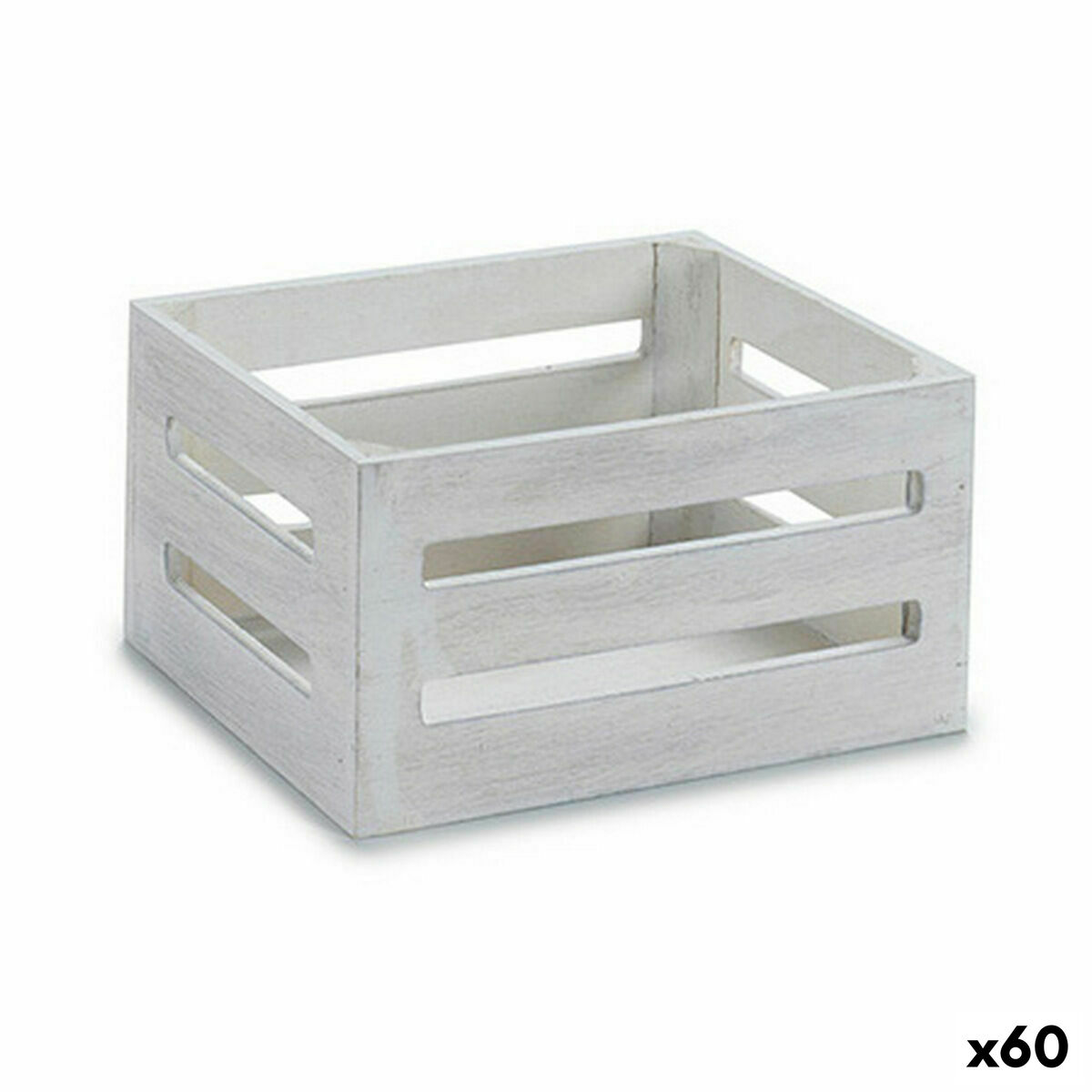 Caja Decorativa Gift Decor Blanco Madera (60 unidades)