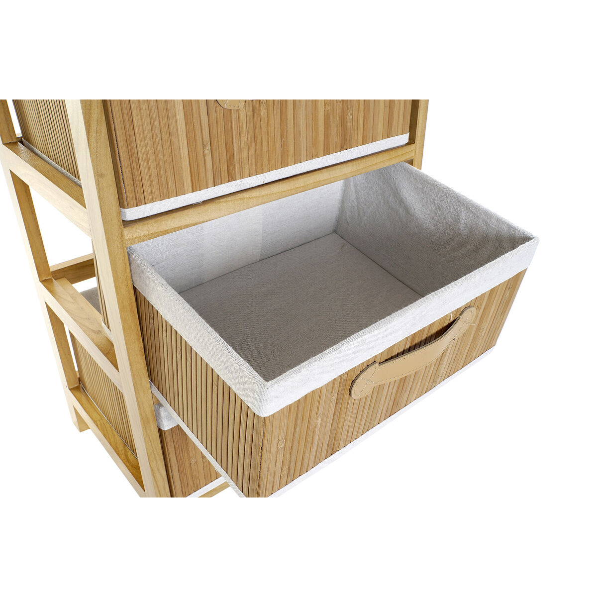 Cajonera DKD Home Decor Natural Bambú Madera de Paulonia 42 x 32 x 63 cm