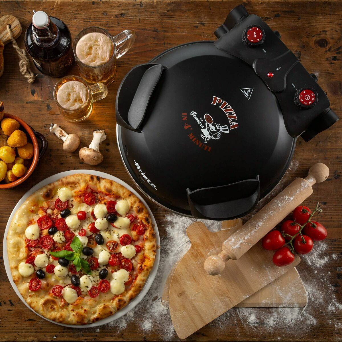 Pizzera Eléctrica Ariete 1200 W