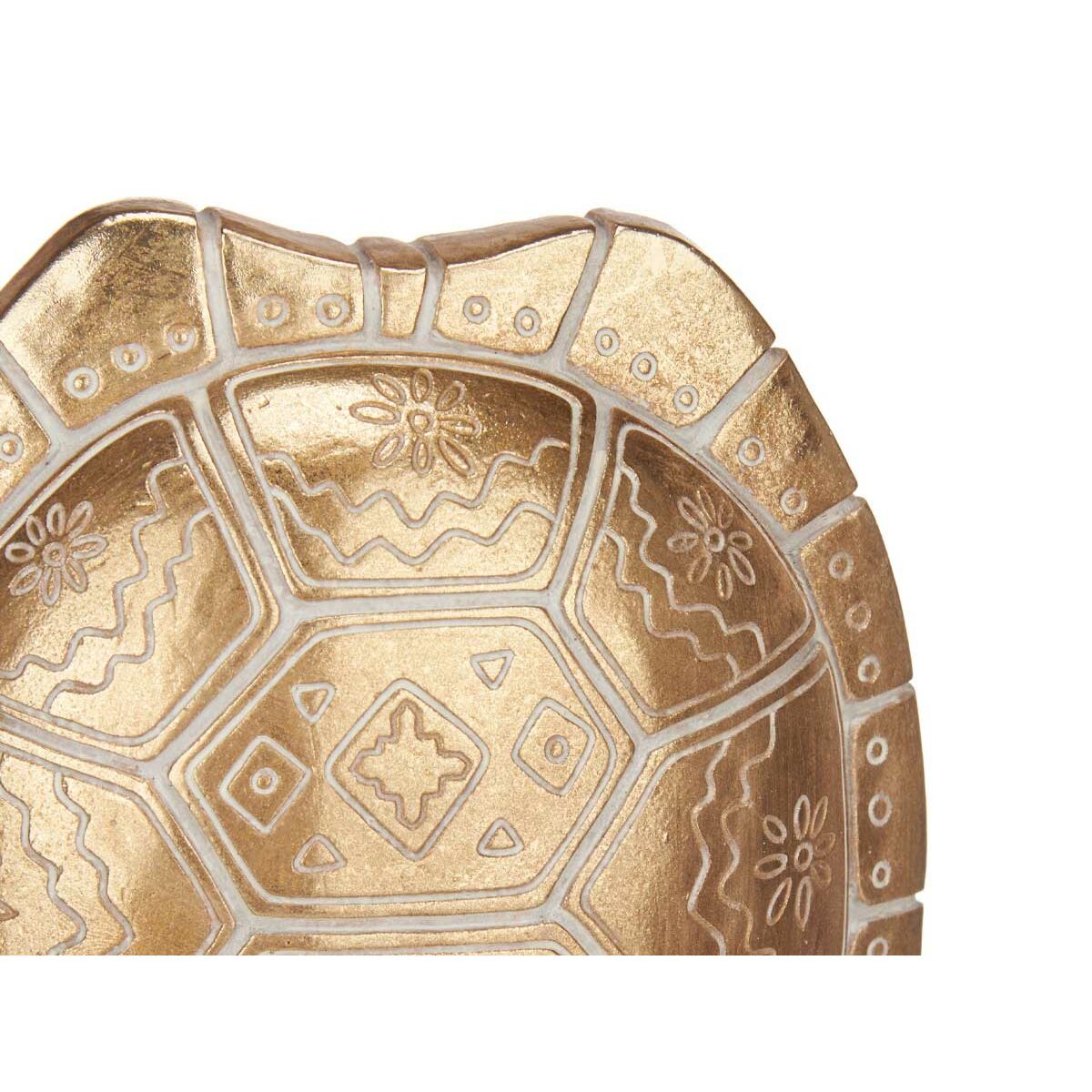 Figura Decorativa Gift Decor Dorado Tortuga 17,5 x 36 x 10,5 cm (4 Unidades)