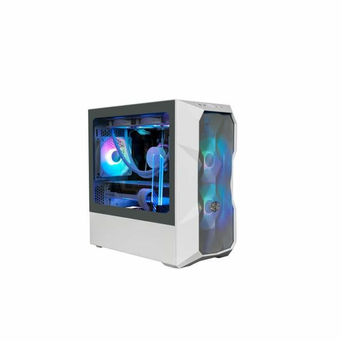 Caja Semitorre ATX Cooler Master TD300 Blanco