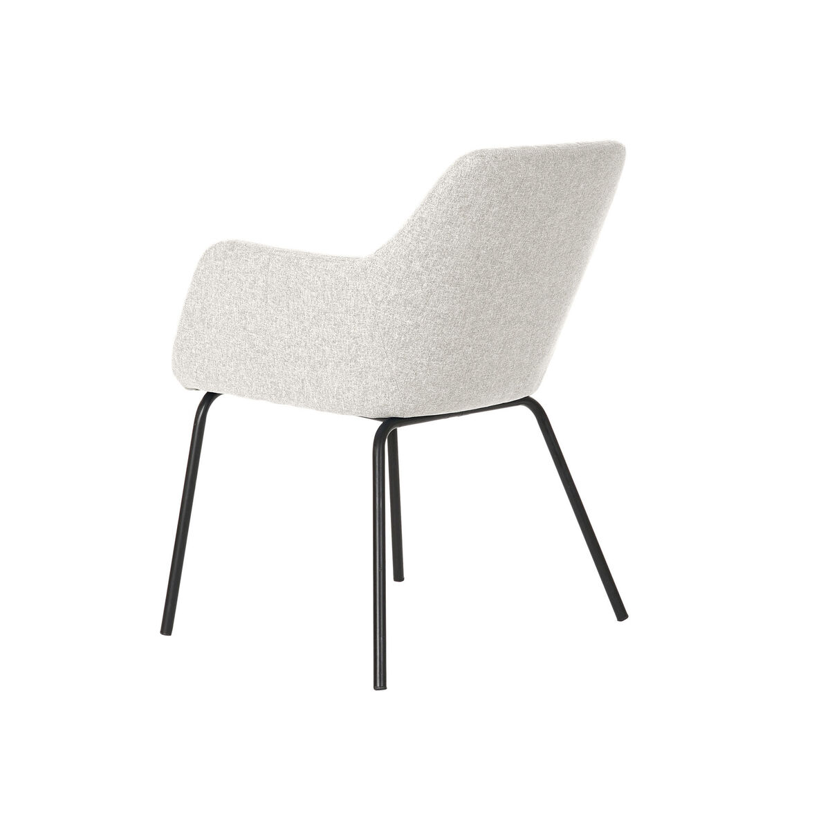 Silla DKD Home Decor Beige Poliéster Metal 59,5 x 60,5 x 78 cm
