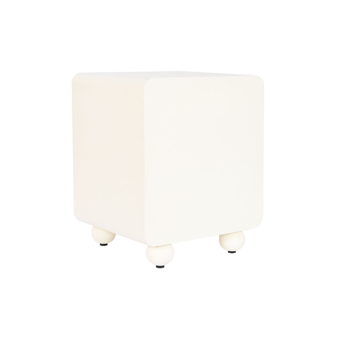 Mesita de Noche DKD Home Decor Blanco Madera MDF 45 x 40 x 55 cm
