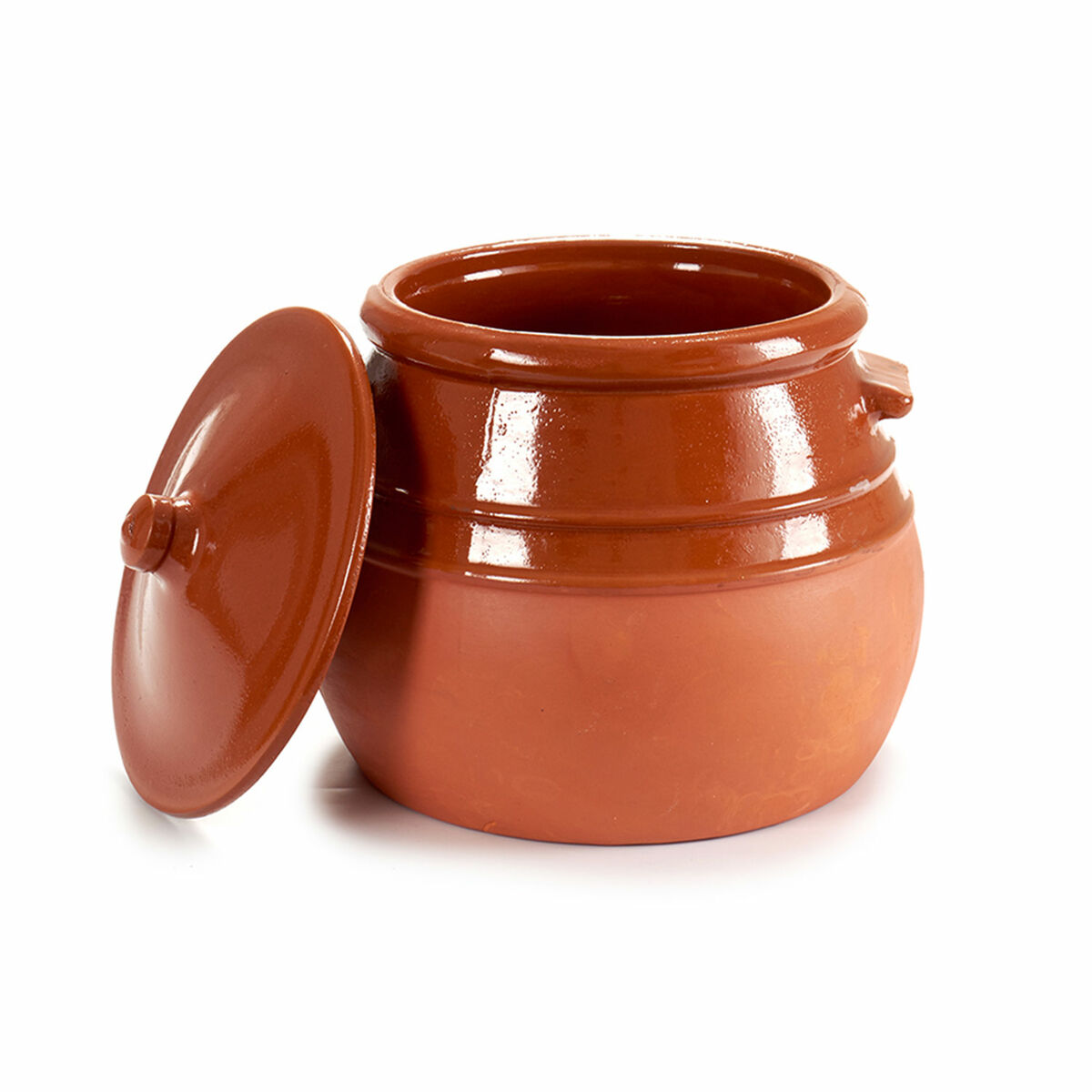 Olla con Tapa La Dehesa Barro cocido 3,5 L 23 x 22 x 23 cm 23 x 23 x 23 cm (4 Unidades)