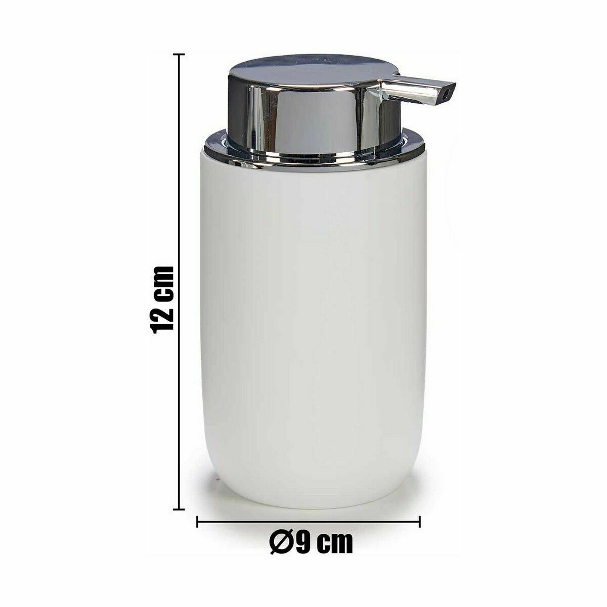 Set de Baño Berilo Blanco Polipropileno 16,5 x 29,5 x 17 cm 4 Piezas (6 Unidades)