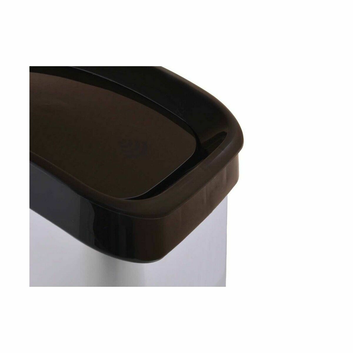 Papelera Berilo Plateado Plástico 12 L Basculante (6 Unidades)