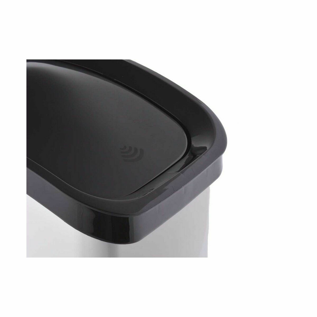 Papelera Berilo Plateado Plástico 23 L Basculante (6 Unidades)