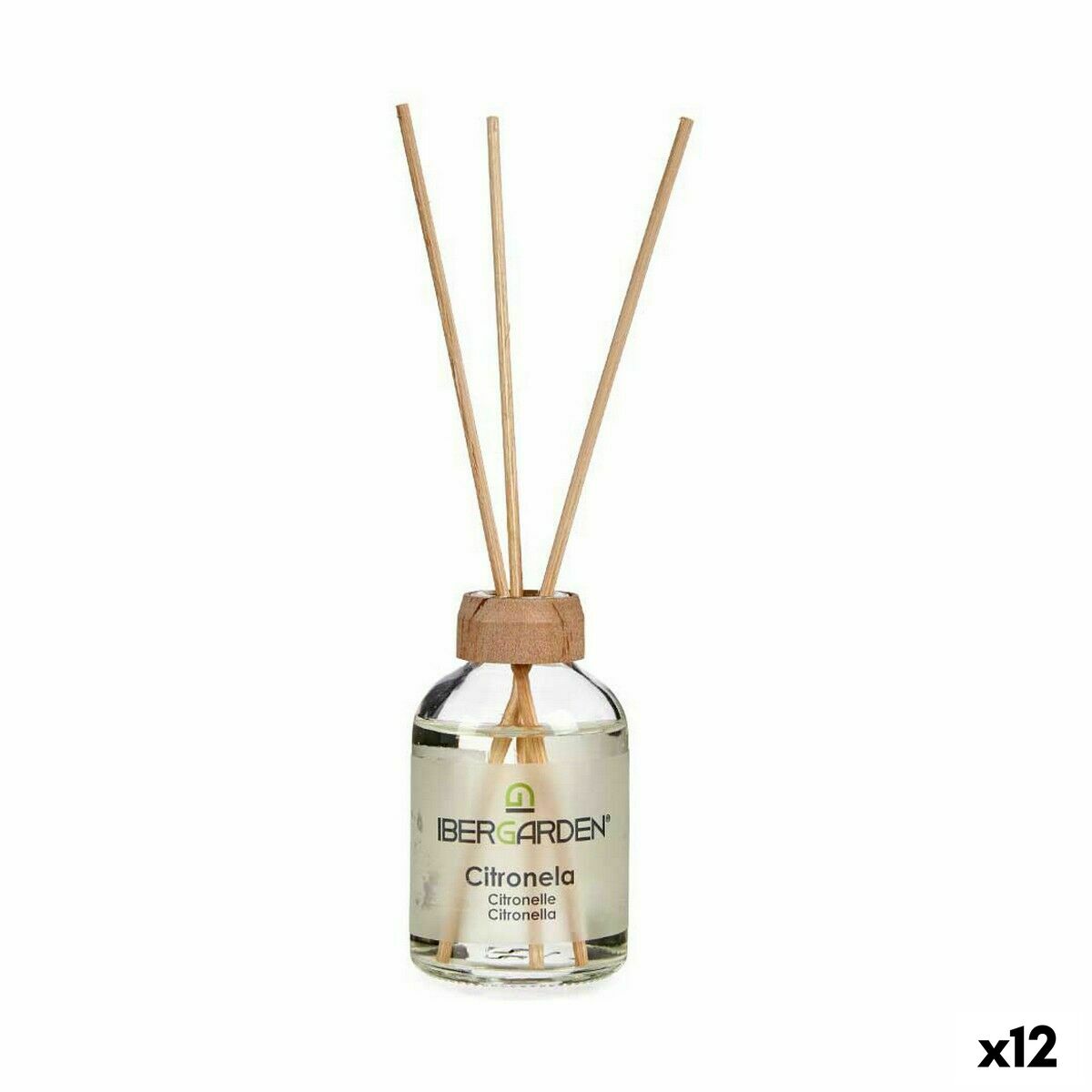 Varitas Perfumadas Ibergarden Citronela 50 ml (12 Unidades)