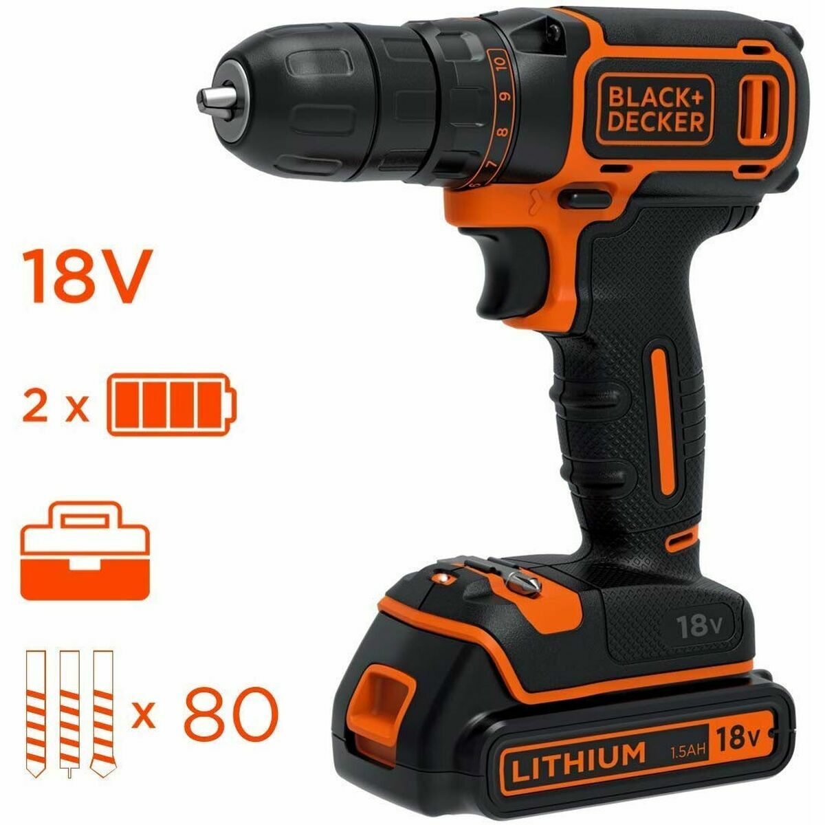 Atornillador eléctrico Black & Decker CDC18BAFC-QW