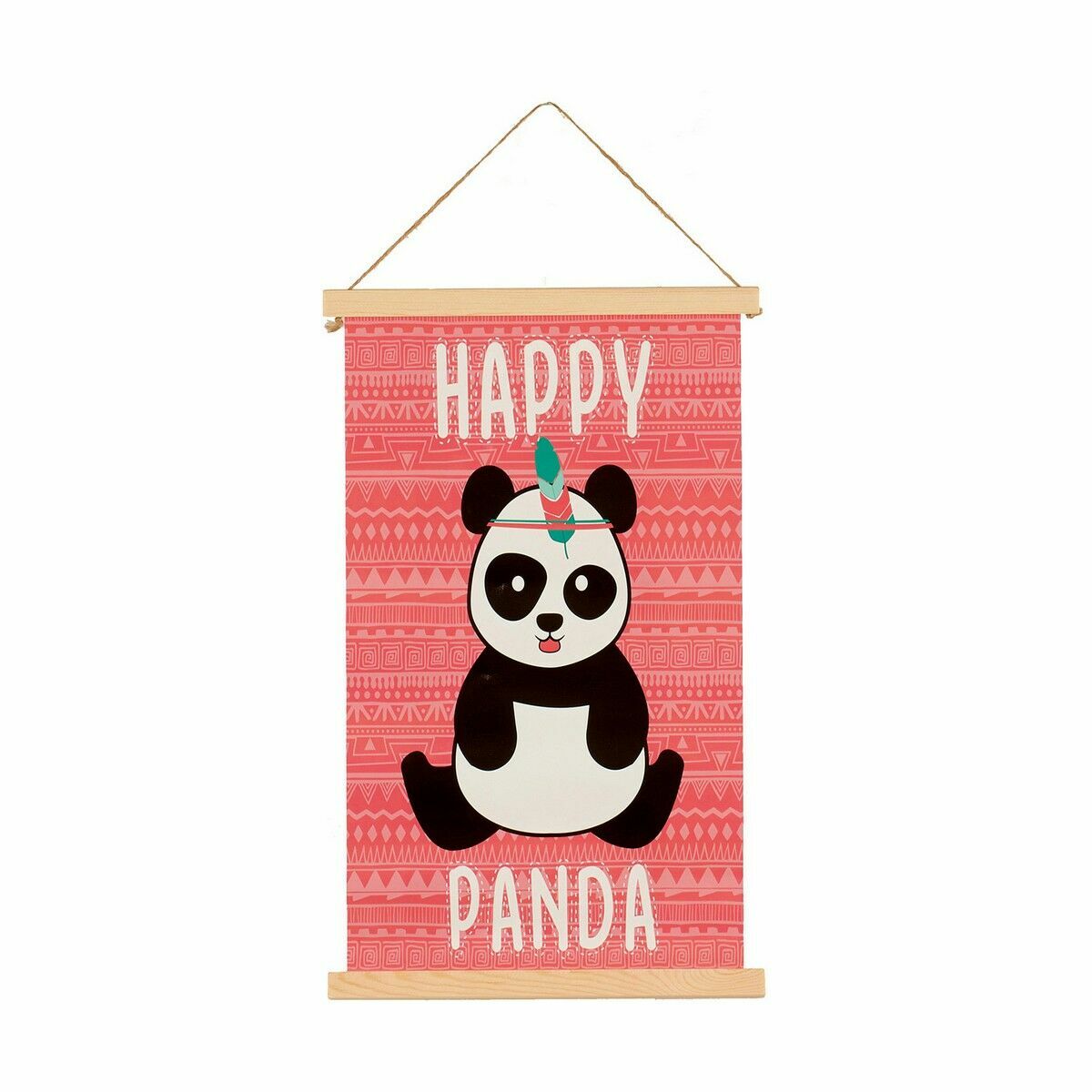 Decoración de Pared Gift Decor Oso Panda 1 x 54 x 33 cm (24 Unidades)