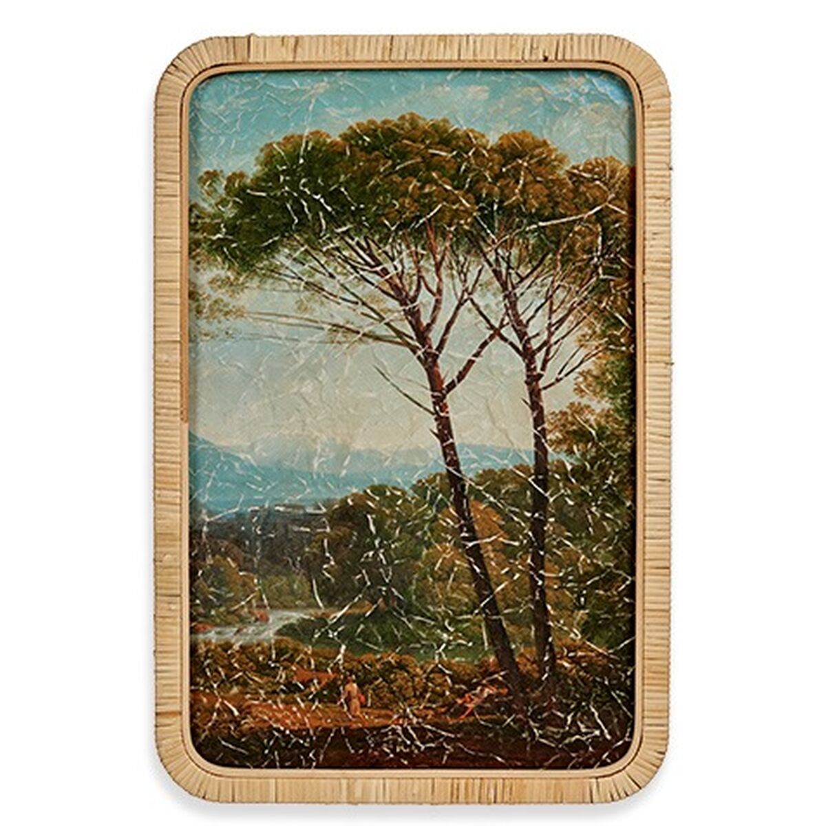 Lienzo Gift Decor Árbol 2 x 60 x 40 cm (6 Unidades)
