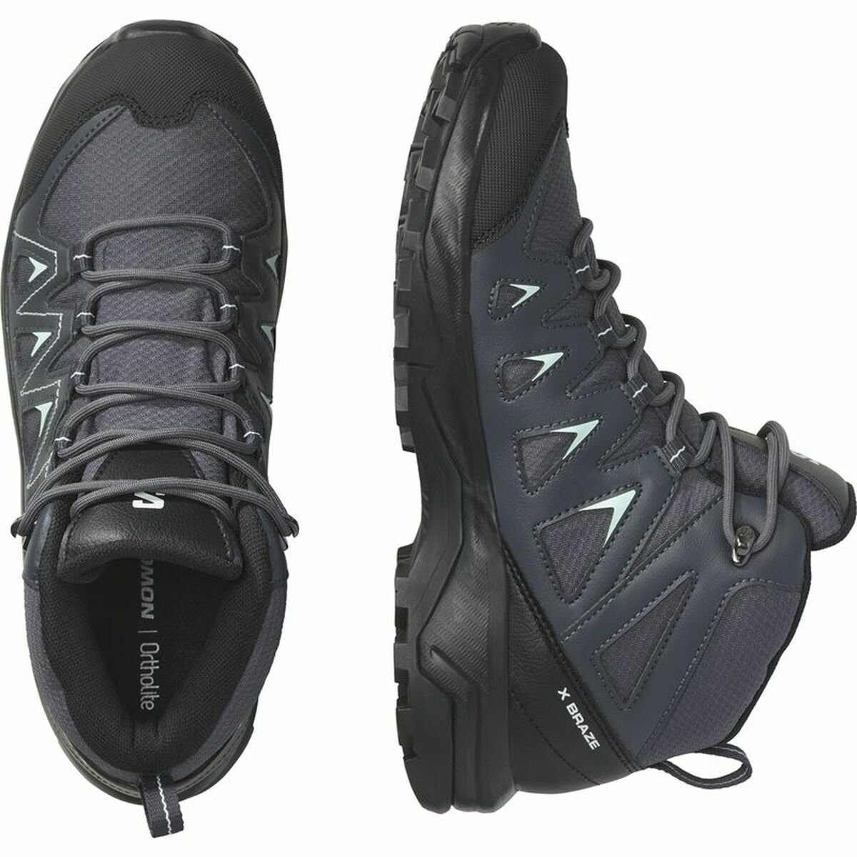 Botas de Montaña Salomon X Braze Mid Gore-Tex Mujer Negro
