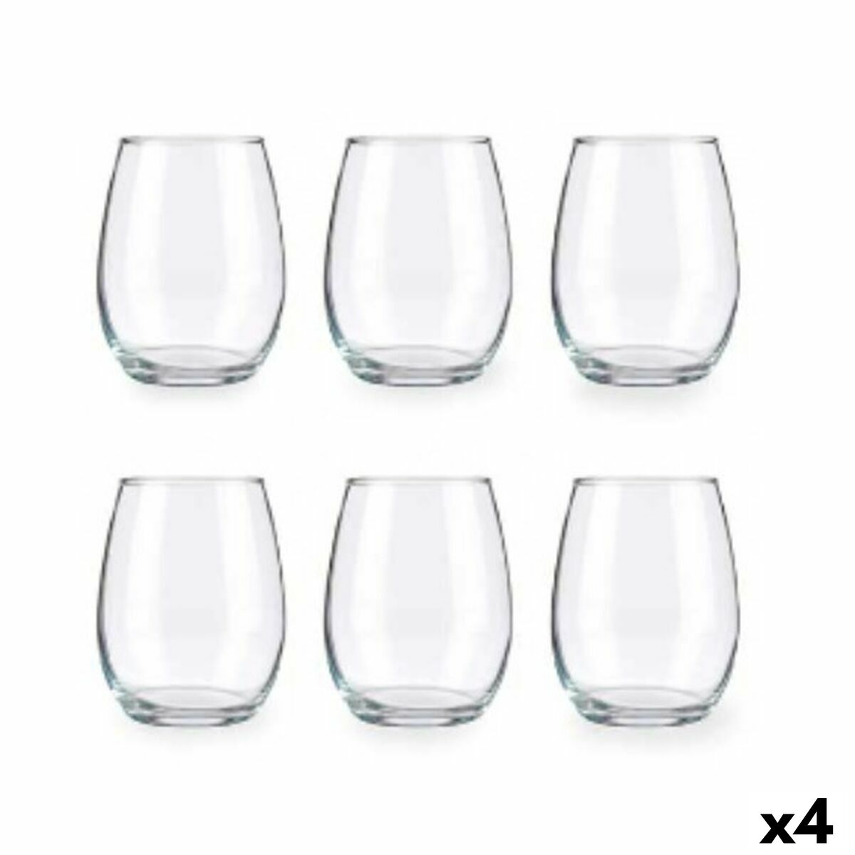 Set de Vasos Pasabahce Amber Transparente Vidrio 350 ml (4 Unidades)