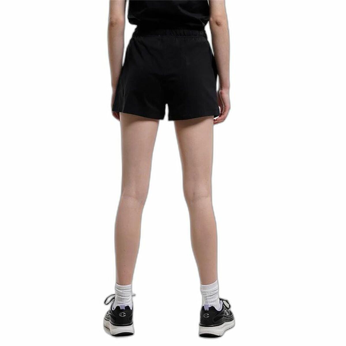 Pantalones Cortos Deportivos para Mujer Champion Shorts Negro