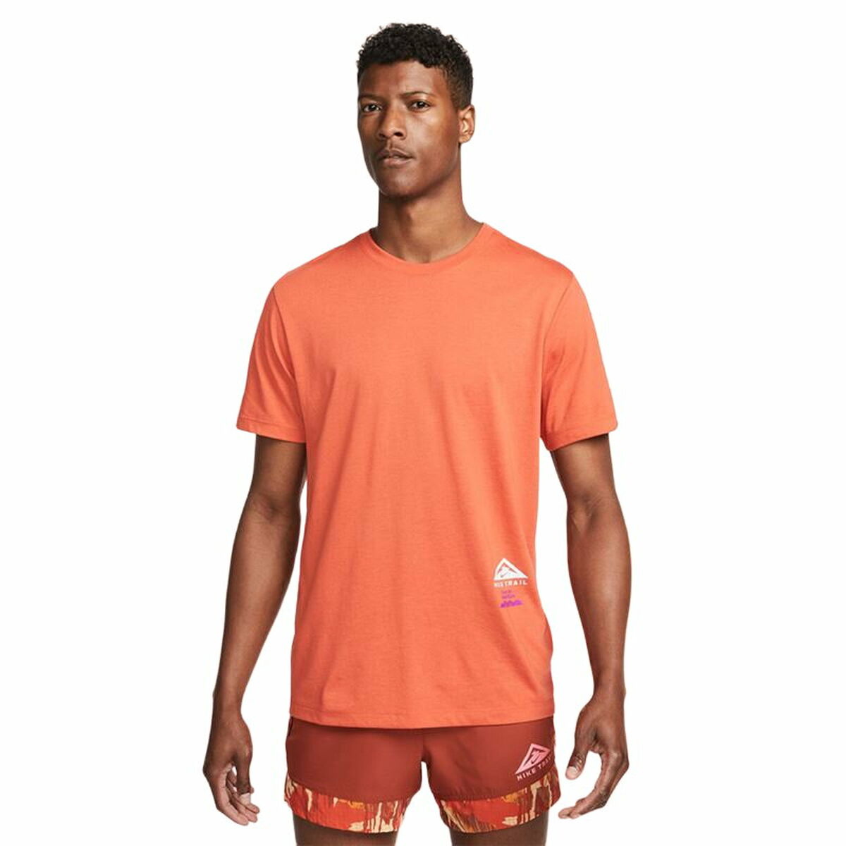Camiseta de Manga Corta Hombre Nike Dri-FIT Naranja