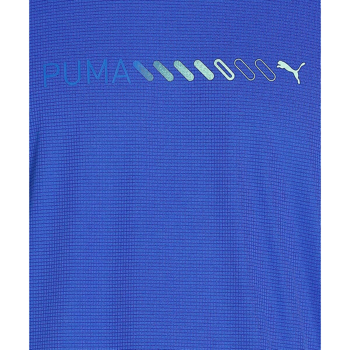 Camiseta de Manga Corta Hombre Puma Run Favorite Logo Azul
