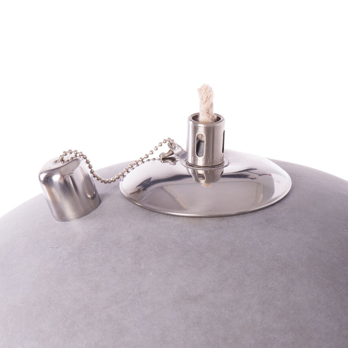 Bola con Luz para Exterior Kiel Gris 20 x 20 x 24 cm