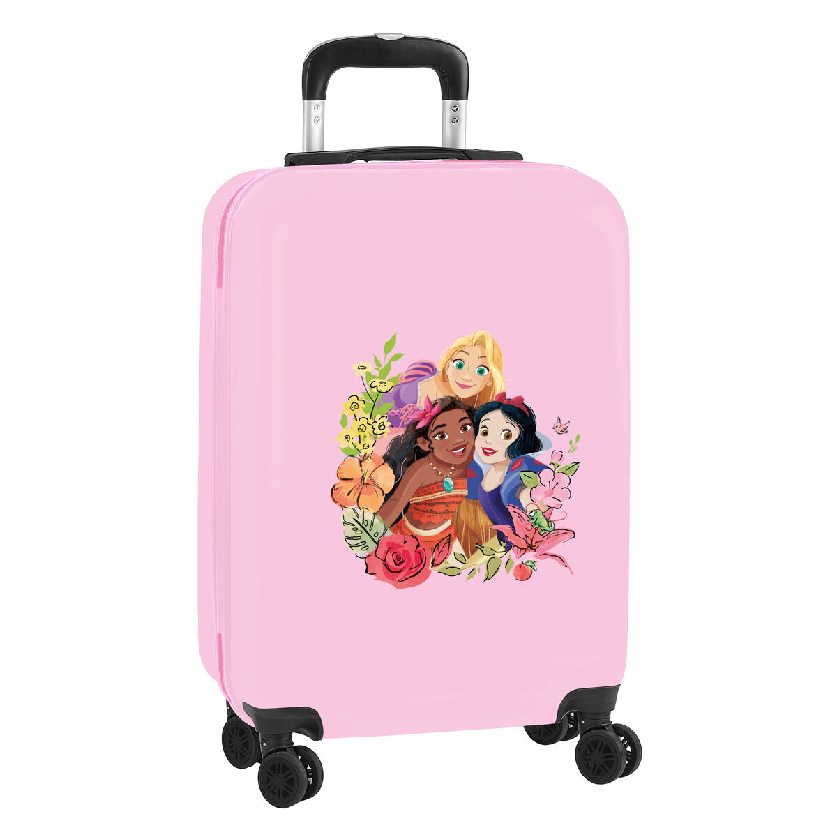 Maleta de Cabina Disney Princess  princesas disney  Rosa 20'' 20 L 34,5 x 55 x 20 cm