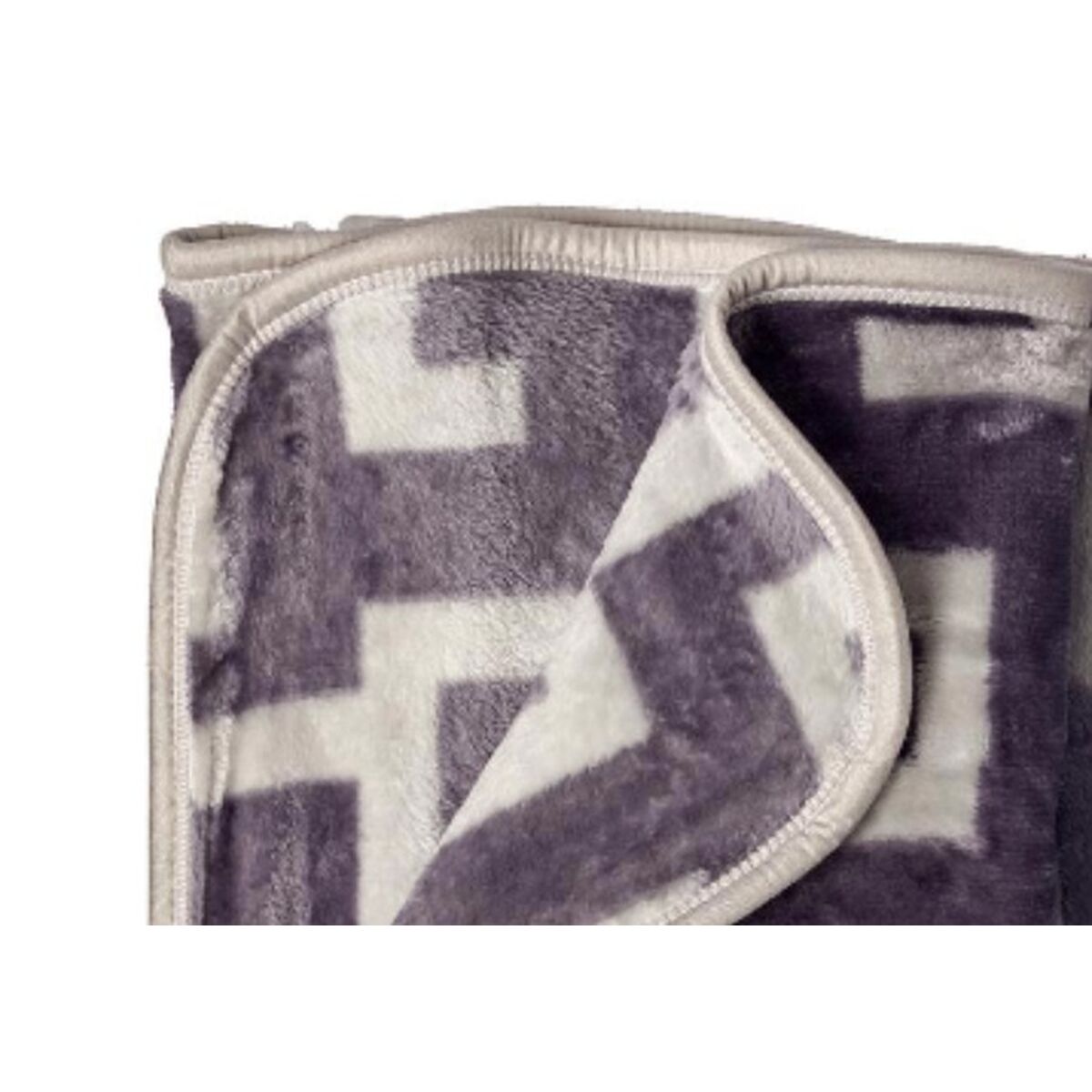 Manta Gift Decor Gris 220 x 240 x 0,5 cm (4 Unidades)