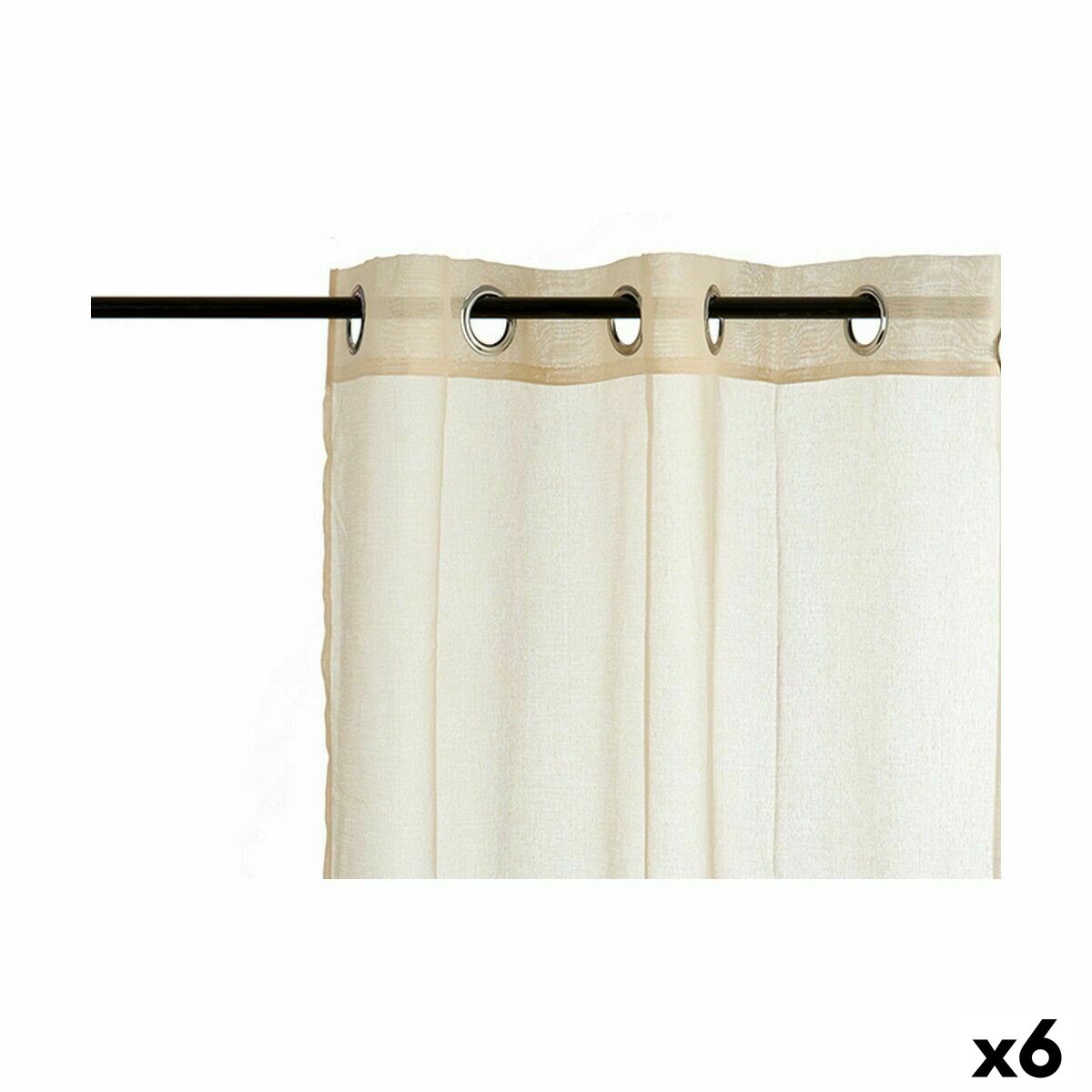 Cortina Gift Decor Beige 140 x 260 cm 27 x 43 x 2 cm (6 Unidades)
