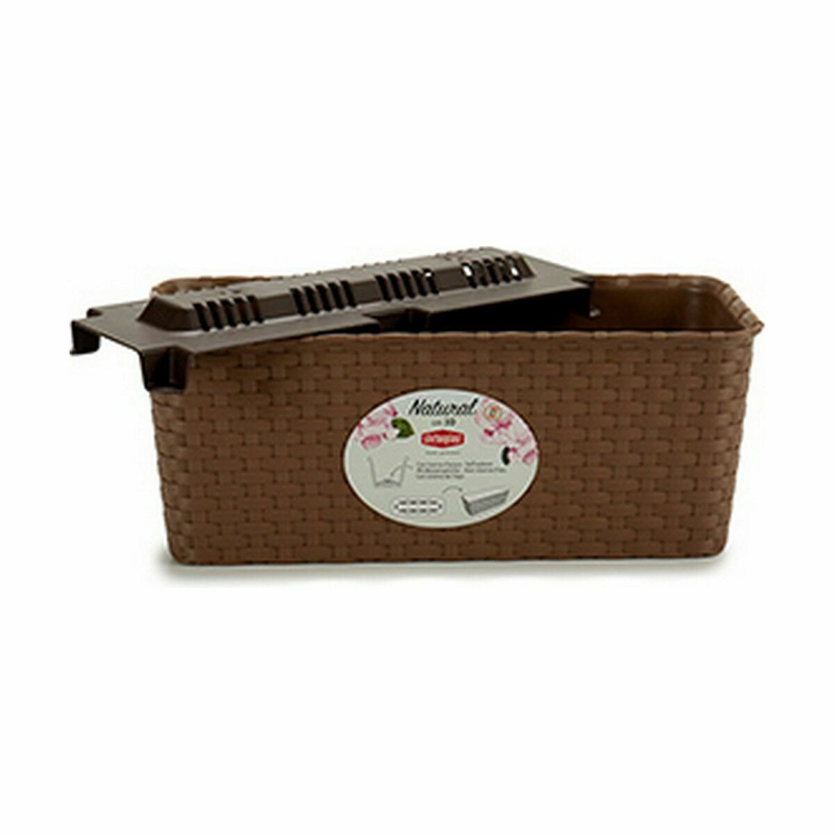 Jardinera Stefanplast Marrón PVC 13 x 11 x 28,5 cm 29 x 11 x 12,5 cm (12 Unidades)