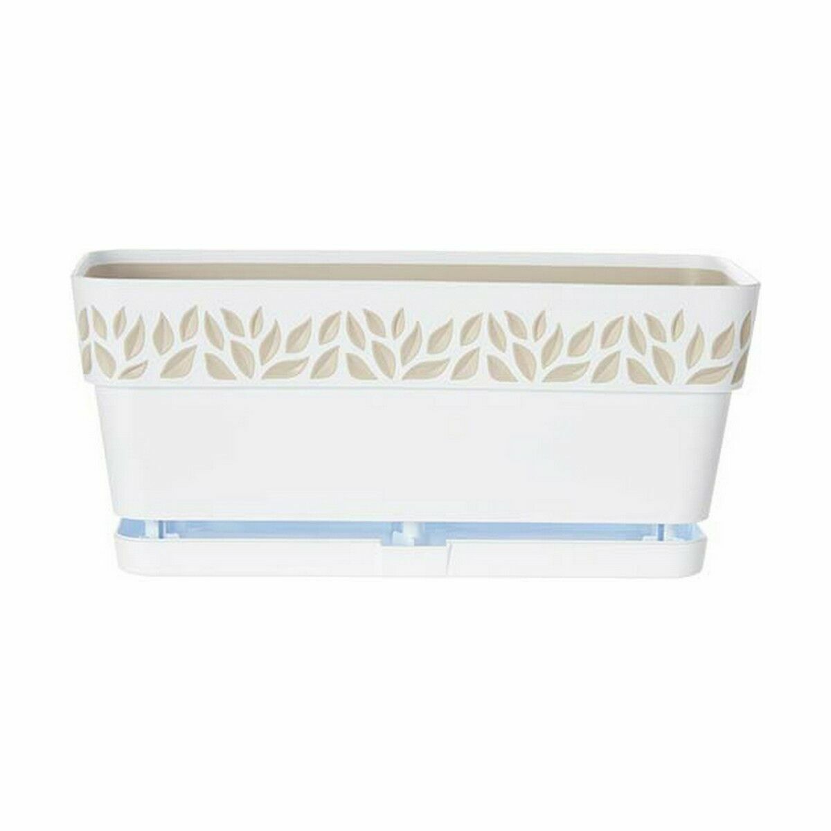 Jardinera Stefanplast Cloe Blanco Plástico 13,3 x 12,3 x 29,3 cm (12 Unidades)