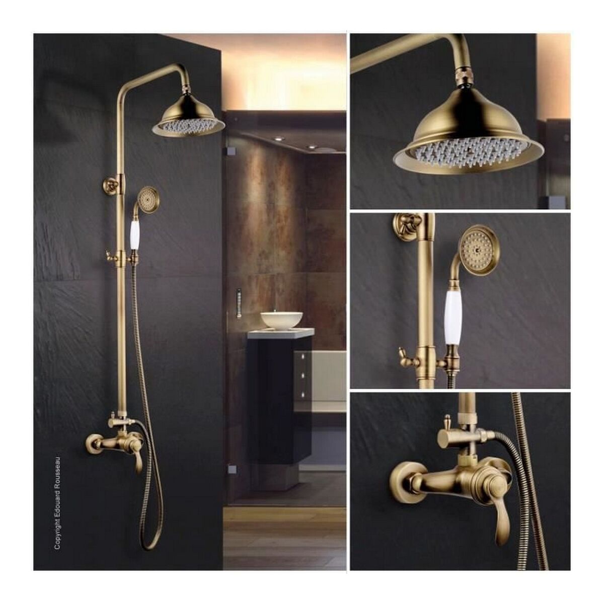 Columna de Ducha Rousseau Policarbonato