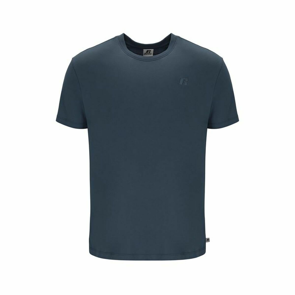 Camiseta de Manga Corta Hombre Russell Athletic Amt A30011 Azul oscuro