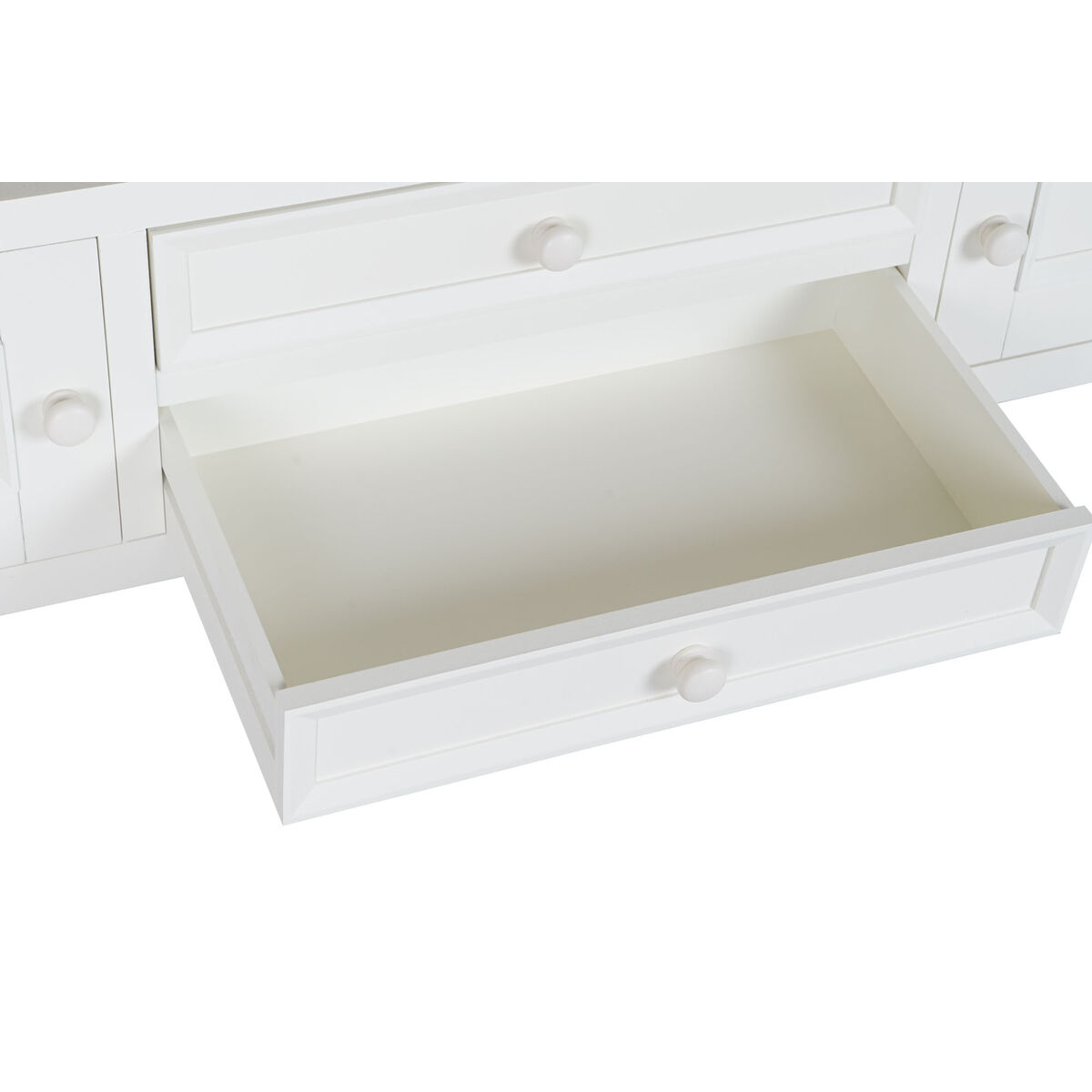 Mueble de TV DKD Home Decor Beige Natural Madera de Paulonia 134,5 x 35 x 55 cm