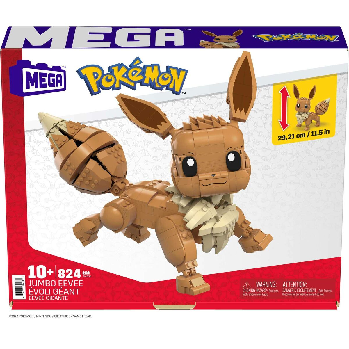Juego de Construcción Pokémon Pokemon Eevee Giant Multicolor