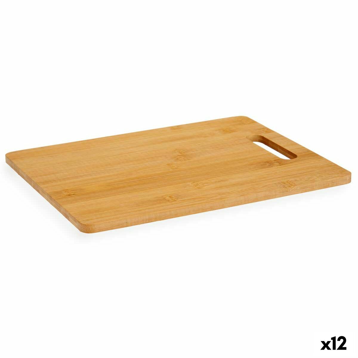Tabla de cortar Kinvara Marrón 38 x 0,9 x 28 cm (12 Unidades)