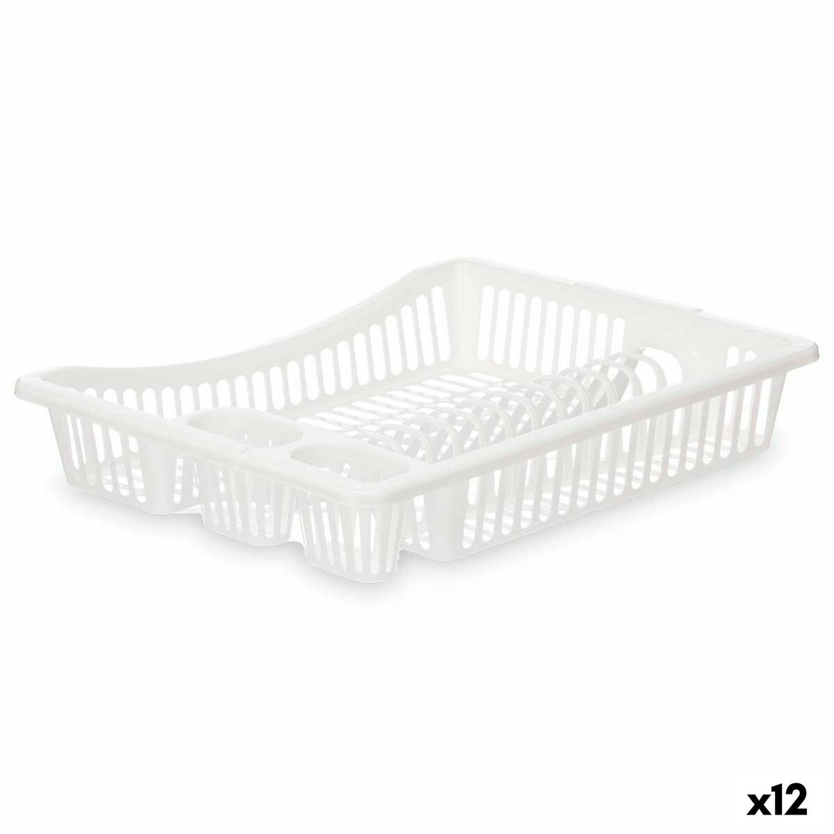 Escurridor para Fregadero Kinvara Blanco 45,5 x 8 x 36,5 cm (12 Unidades)