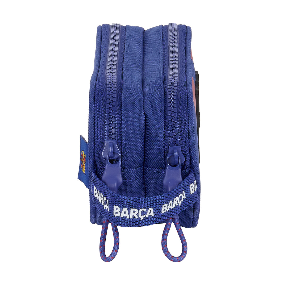 Portatodo Doble F.C. Barcelona Rojo Azul marino 21 x 8 x 6 cm