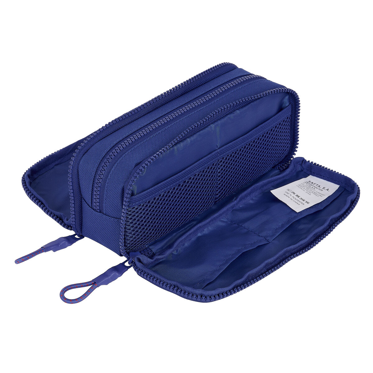 Portatodo Doble F.C. Barcelona Rojo Azul marino 21 x 8 x 8 cm