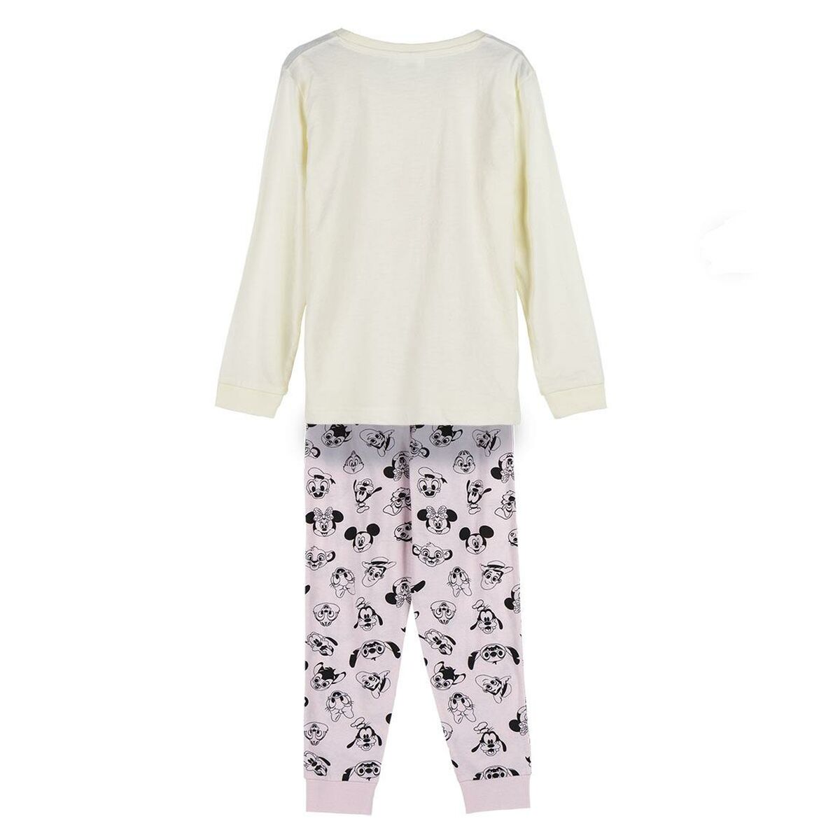 Pijama Infantil Disney Beige