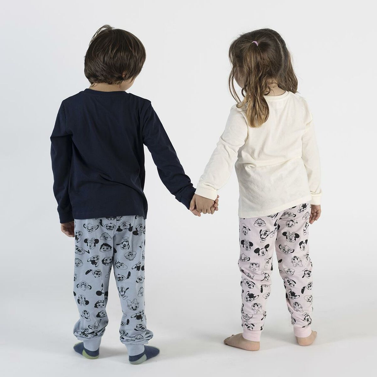 Pijama Infantil Disney Beige