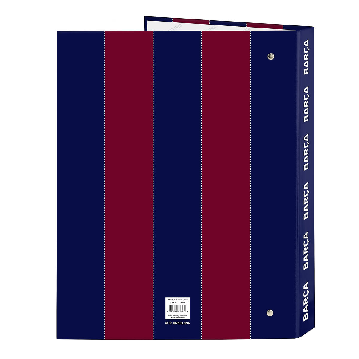 Carpeta de anillas F.C. Barcelona Rojo Azul marino A4 26.5 x 33 x 4 cm