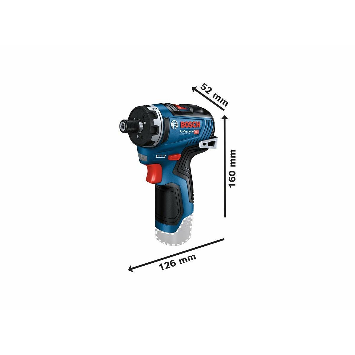 Atornillador eléctrico BOSCH GSR 12V-35 HX Professional 35 Nm