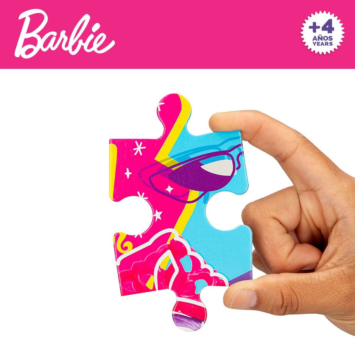 Puzzle Barbie MaxiFloor 60 Piezas 70 x 1,5 x 50 cm
