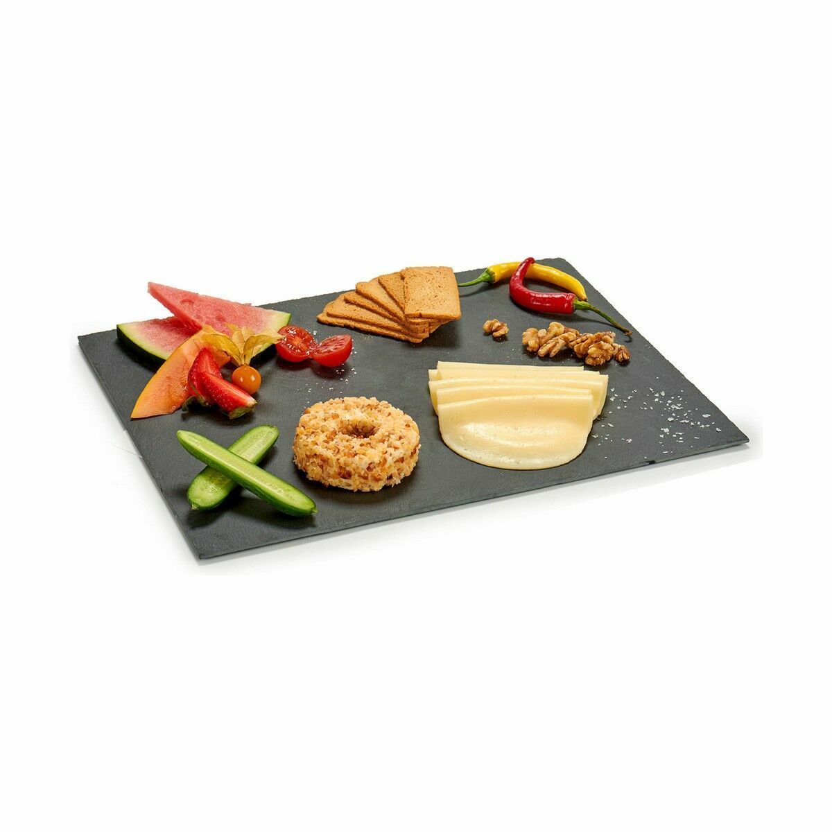 Bandeja de Aperitivos Kinvara Negro 40 x 0,5 x 30 cm (10 Unidades)